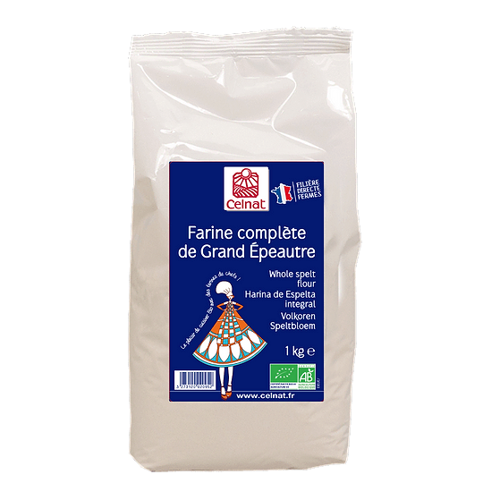 Farine Compl Te Grand Epeautre Bio Kg Celnat Sur Kazidomi