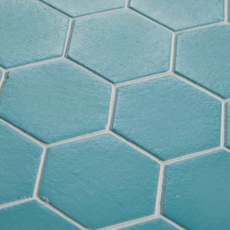 Brasserie Glass Turquoise Mosaic - Hyperion Tiles Ltd