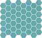 Brasserie Glass Turquoise Mosaic - Hyperion Tiles Ltd