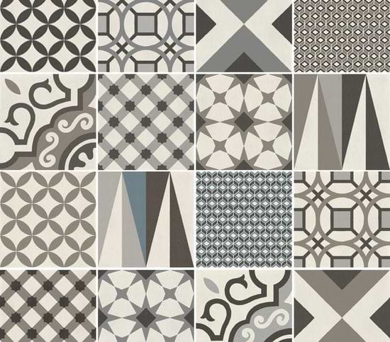 De-Segni Decor Random Cold Mix Matt Tiles - Hyperion Tiles Ltd