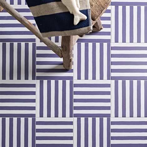 Deck Chair Porcelain Royal Blue Tiles - Hyperion Tiles Ltd
