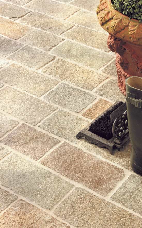 Farley Limestone Cobbles Seasoned Finish Tiles - Hyperion Tiles Ltd