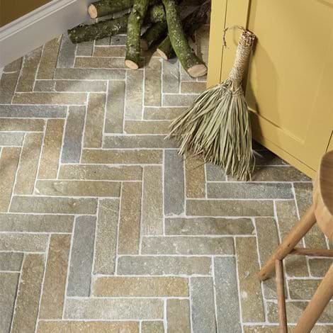 Farley Limestone Parquet Seasoned Finish Tiles - Hyperion Tiles Ltd