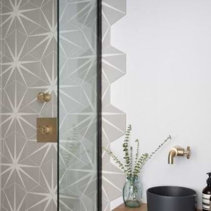 Lily Pad Porcelain Cloud Tiles - Hyperion Tiles Ltd