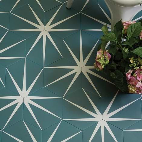 Lily Pad Porcelain Eucalyptus Tiles - Hyperion Tiles Ltd