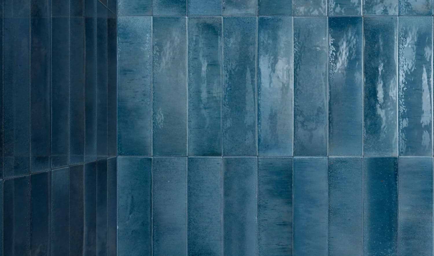 Luminous Lume Blu Gloss Tiles - Hyperion Tiles Ltd