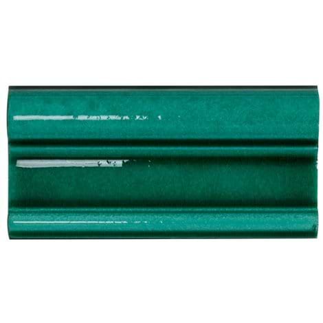 Lyme Ceramic Emerald Green Dado Tiles - Hyperion Tiles Ltd