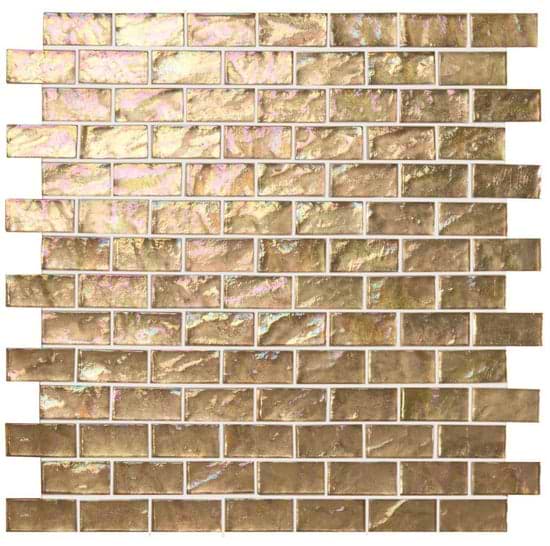Medina Gold Rush Glass Mosaic - Hyperion Tiles Ltd