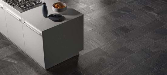 Minoli Lakestone Black Matt Tiles - Hyperion Tiles Ltd