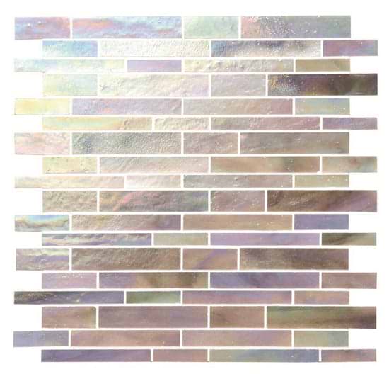 Morning Dew Glass Brickbond Mosaic - Hyperion Tiles Ltd