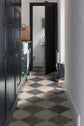 Osterley Porcelain Textured Square Black Tiles - Hyperion Tiles Ltd