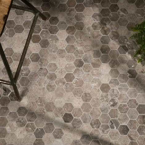 Palladio Marble Hexagon Mosaic - Hyperion Tiles Ltd
