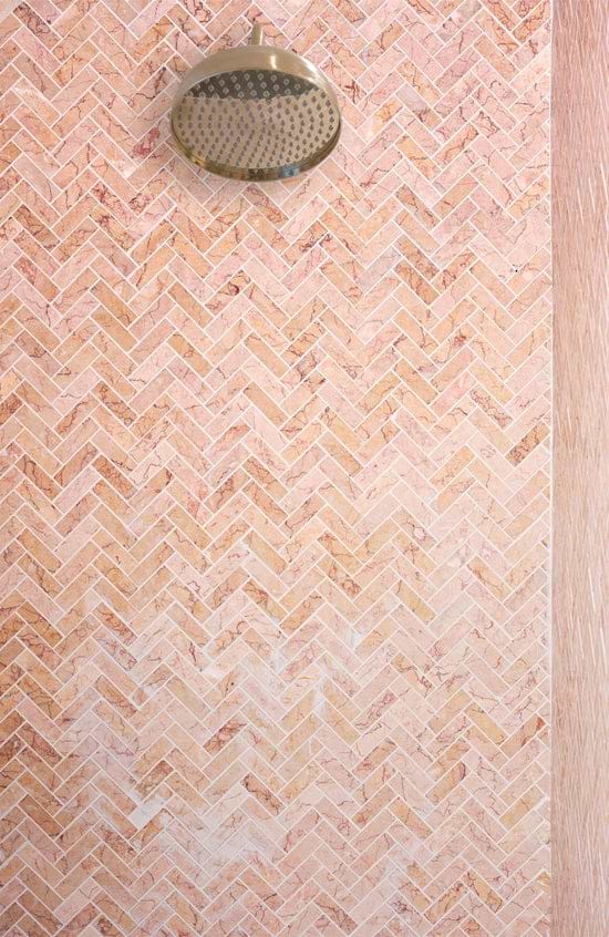 Valentine Marble Honed Herringbone Mosaic - Hyperion Tiles Ltd