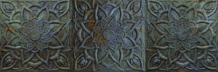 Wightwick Ceramic Rose Decor Tiles - Hyperion Tiles Ltd