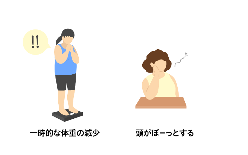 糖質制限後の体の変化