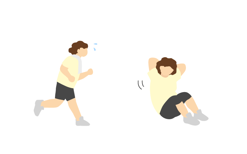 有酸素運動＆筋トレ