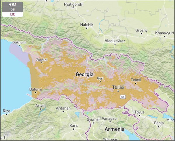 Georgia Coverage Map