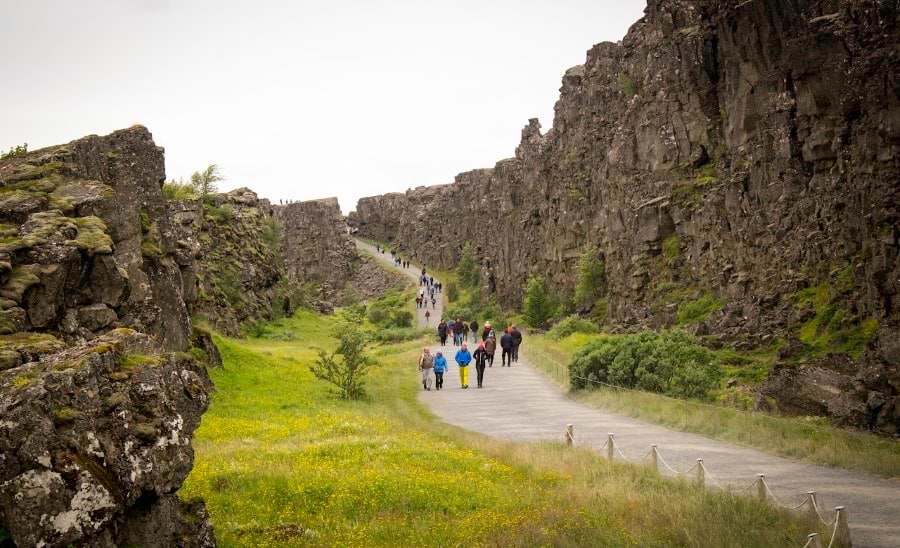 Iceland hiking trails