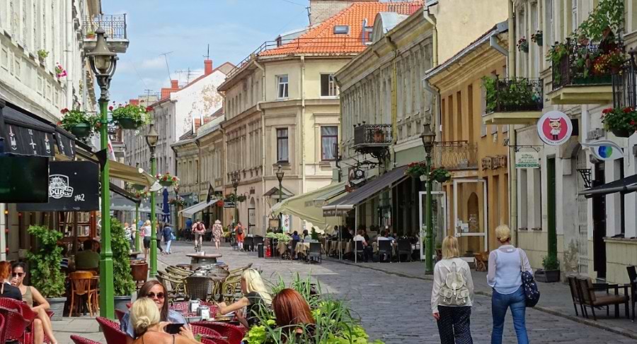 Lithuania street travel