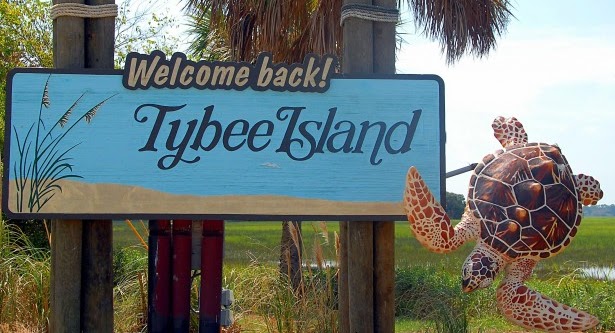 Tybee Island sinage georgia