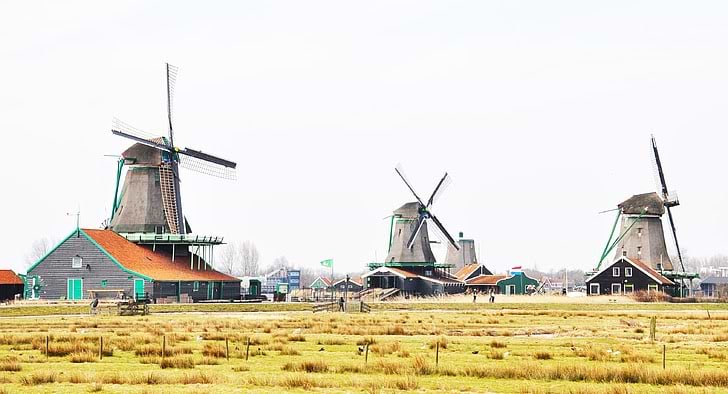 netherlands Windmills of Kinderdijk