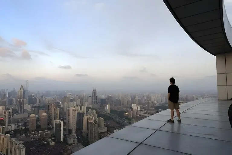 King Power Mahanakhon overlooking the city - bangkok to sri lanka