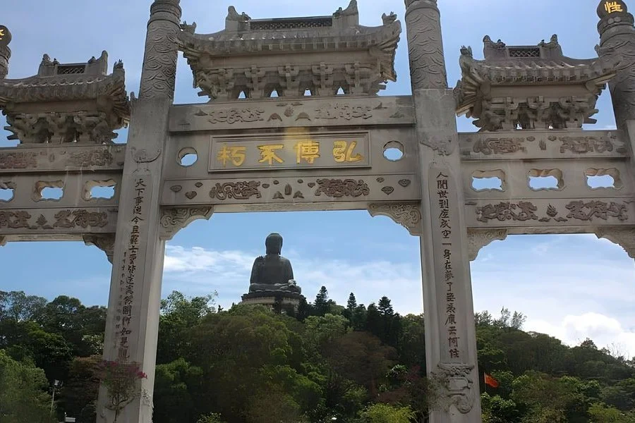 Lantau Island temple - hong kong