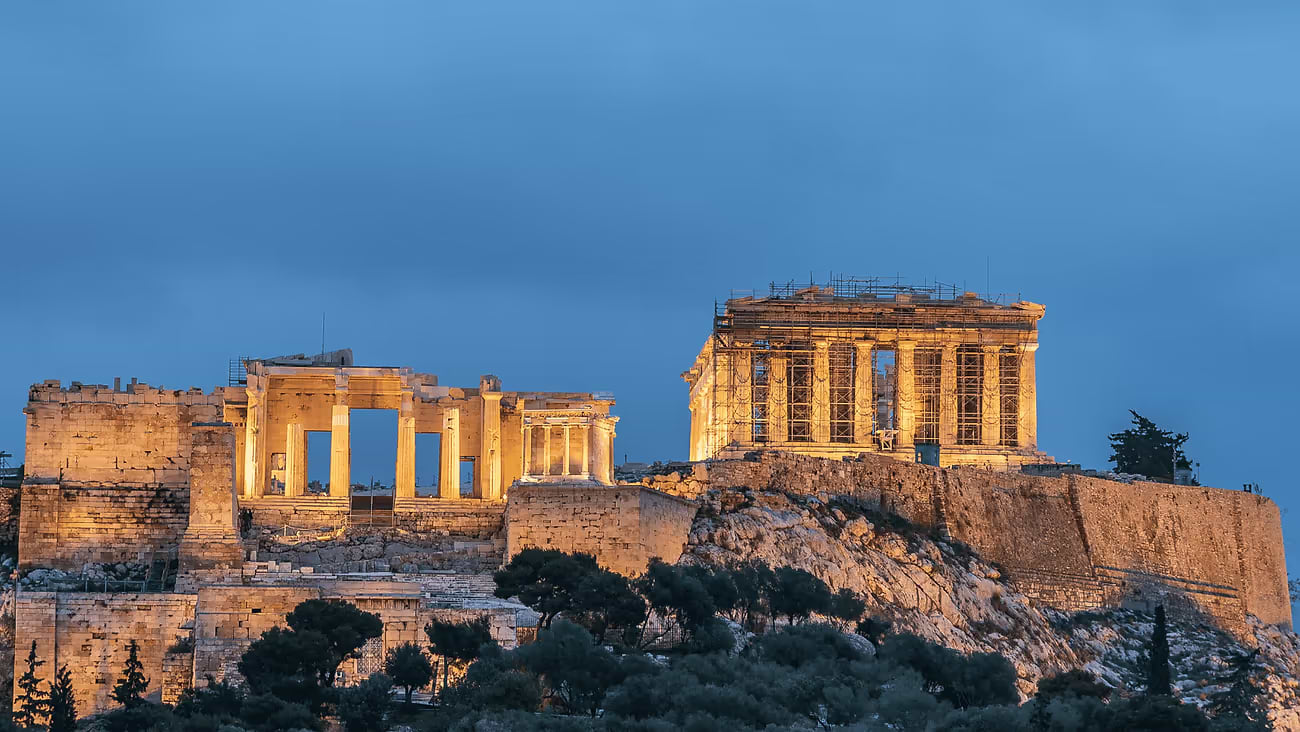 Ancient Greek landscape