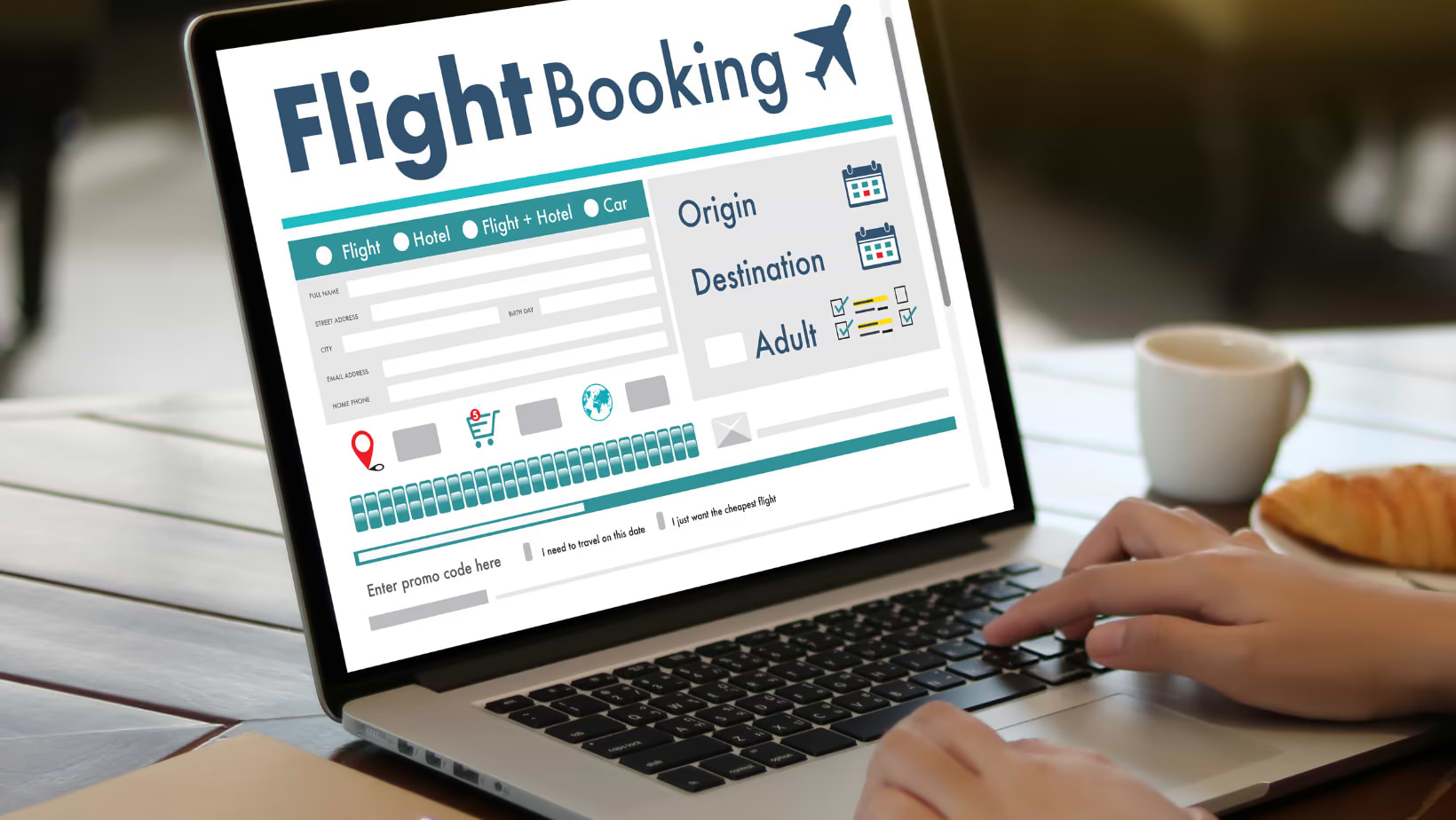 Finding cheap flight tickets on the computer