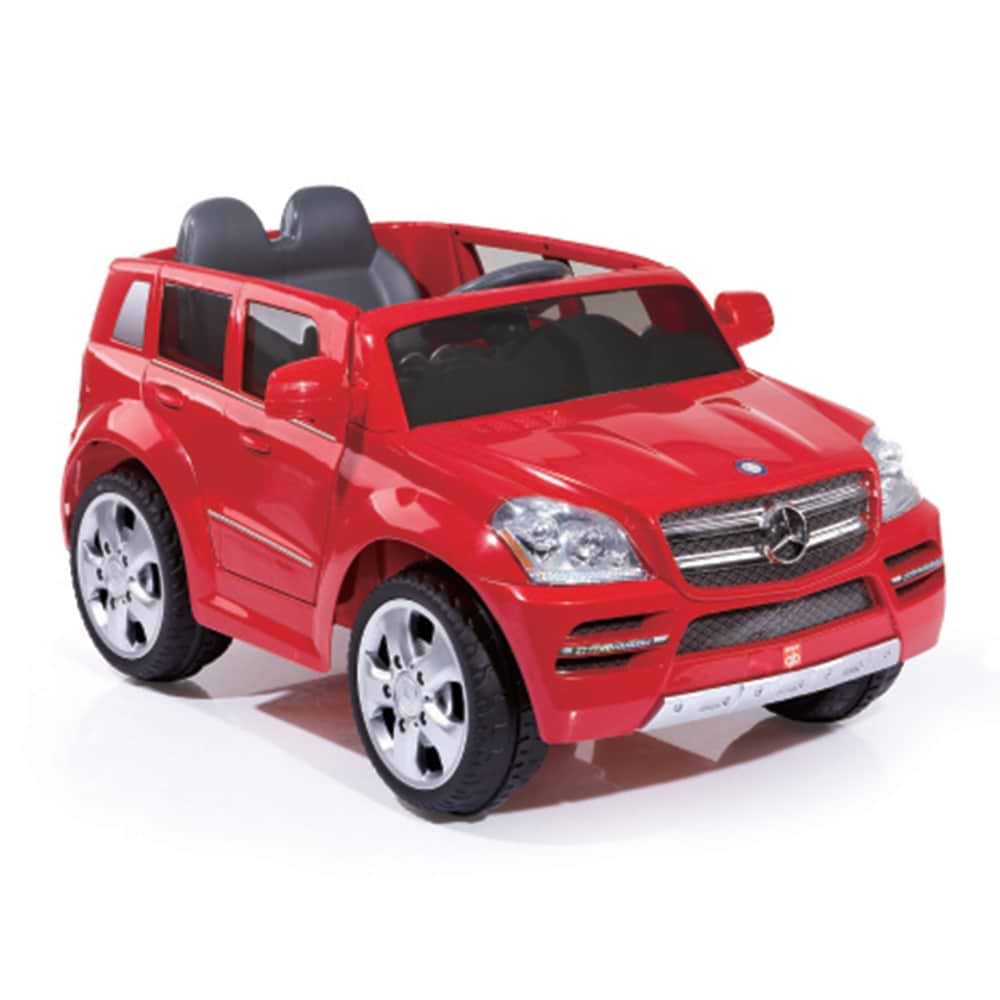 מכונית ממונעת לילדים עם שלט Mercedes Benz אדומה