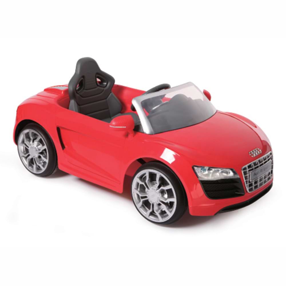 מכונית ממונעת לילדים עם שלט Audi R8 Spyder אדומה
