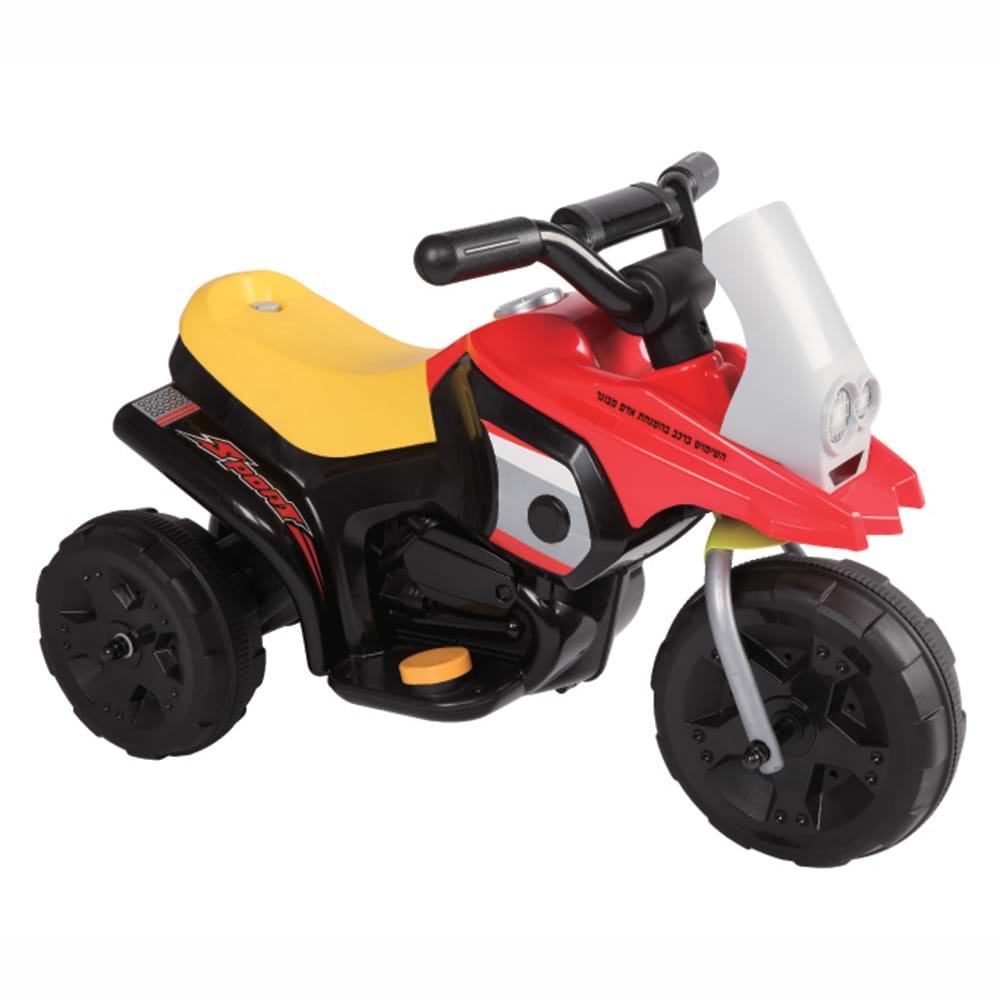 אופנוע ממונע בטיחותי לילד Juck W336 שחור אדום
