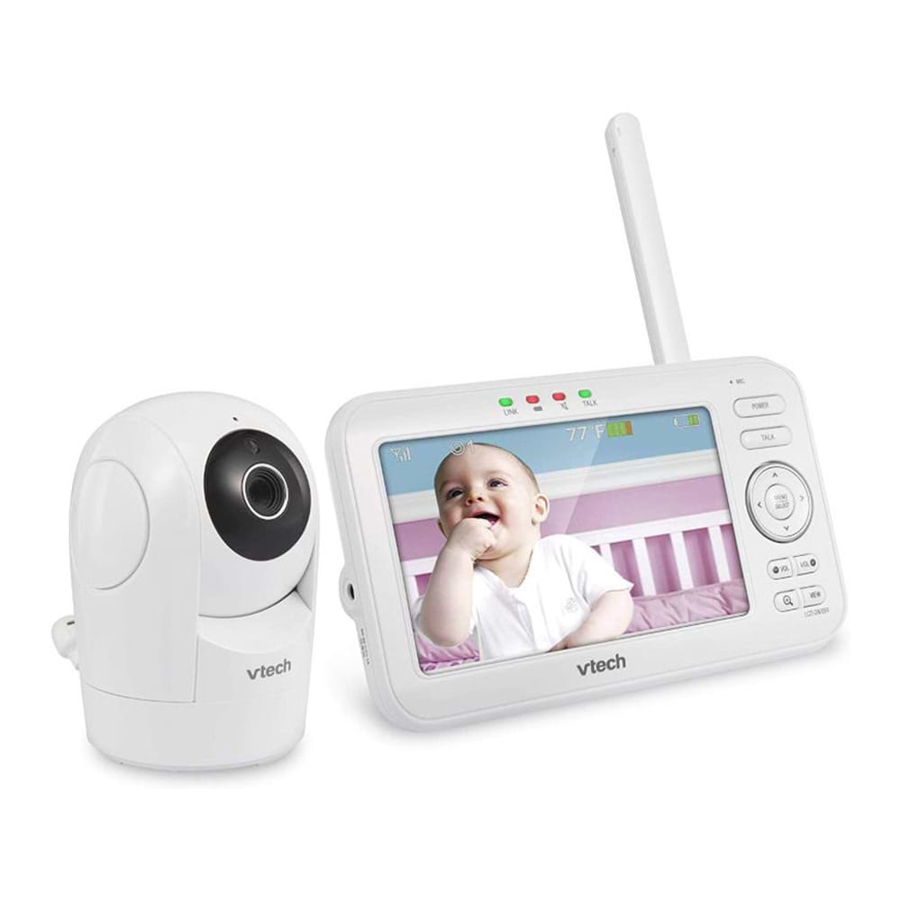 מוניטור וידאו דו-כיווני לתינוק עם מסך LCD חמש אינצ'