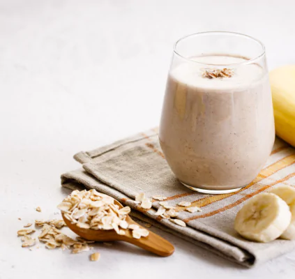 Smoothie à l'avoine et banane