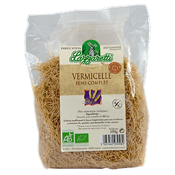 Vermicelli Semi-wholewheat Organic