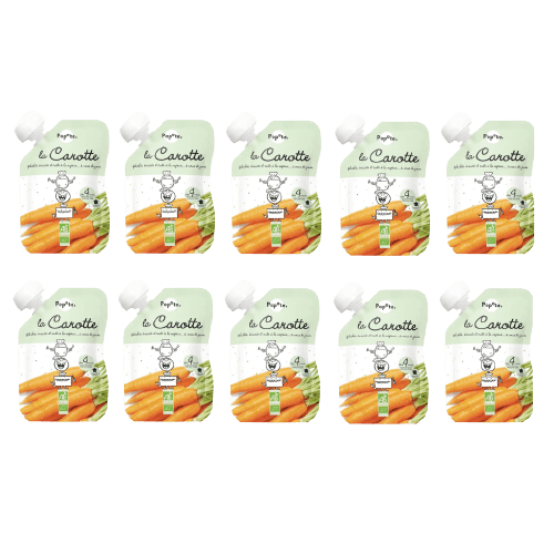 Food Pouch Carrot Organic x 10