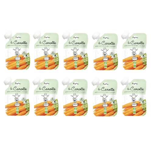 Food Pouch Carrot Organic x 10