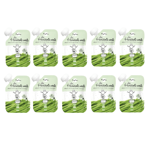 Food Pouch Green Bean Organic x 10