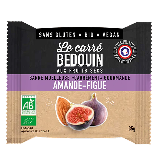 Almond Dried Fig Squares Organic