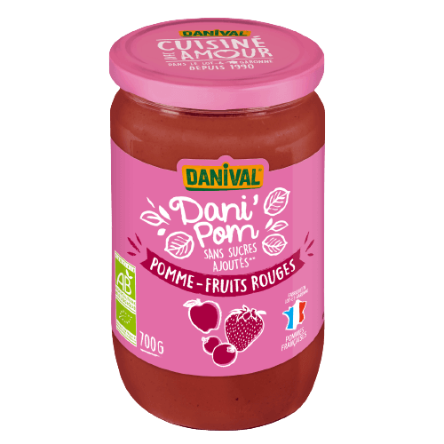 Compote Apple Red Fruits Organic