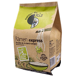 Rice ramen 1/2 wholemeal 280 gr Organic