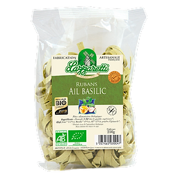 Basil Garlic Ribbon Pasta Organic