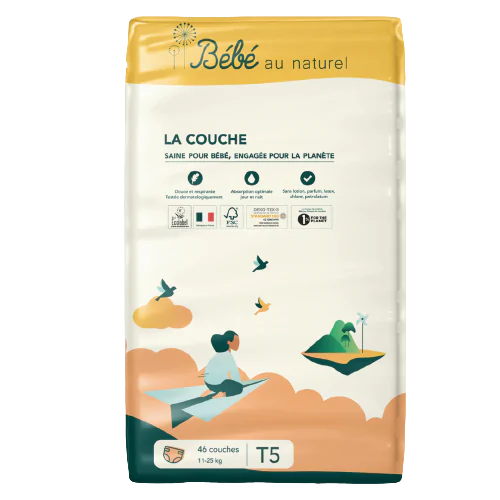 Couches Pack Eco Taille 5 / 11-25 kg / 46 couches