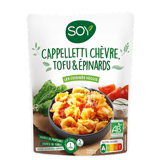 Cappelletti Goat Cheese Tofu Spinach Organic