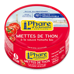 Miettes Thon Listao Sauce Tomate