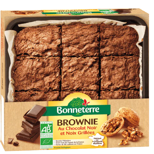 Dark Chocolate Brownies toasted nuts Organic