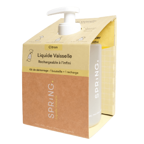 Flacon Liquide Vaisselle + Recharge Poudre Citron
