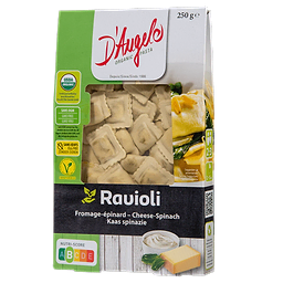 Ravioli Cheese Spinach Organic