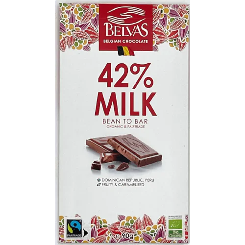 42% Milk Chocolate Bar Organic