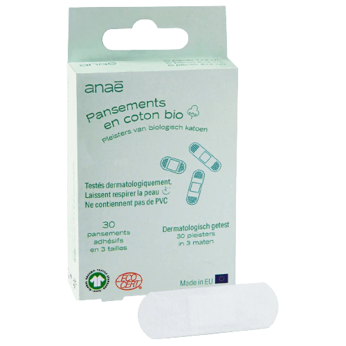 Box Cotton bandages 3 sizes Bio x30 Organic